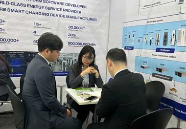 世博体育新能源亮相韩国展会，为全球充电行业贡献“中国力量”(图4)
